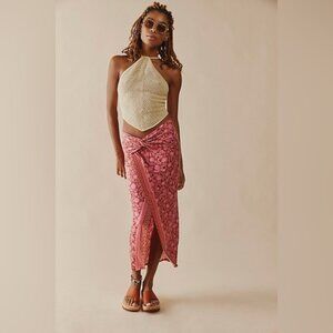 Free People It Feels Right Sarong in Cinnamon Combo size medium
